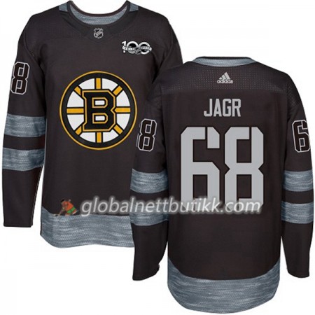 Boston Bruins Hockeydrakt Jaromir Jagr 68 1917-2017 100th Anniversary Svart Adidas Authentic - Herre